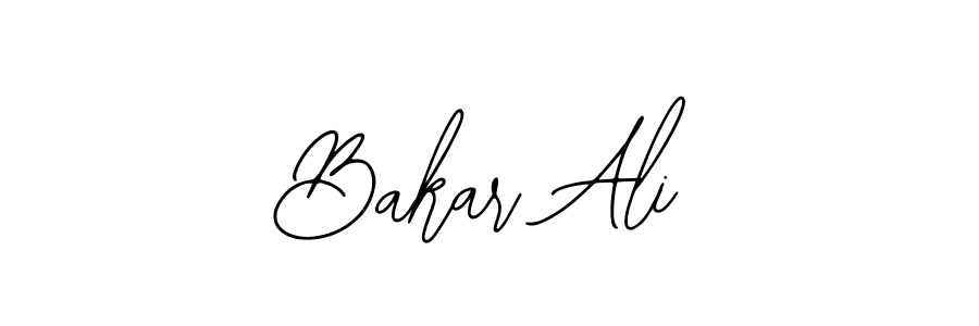 How to make Bakar Ali signature? Bearetta-2O07w is a professional autograph style. Create handwritten signature for Bakar Ali name. Bakar Ali signature style 12 images and pictures png