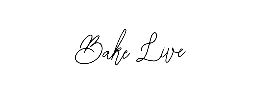 Create a beautiful signature design for name Bake Live. With this signature (Bearetta-2O07w) fonts, you can make a handwritten signature for free. Bake Live signature style 12 images and pictures png