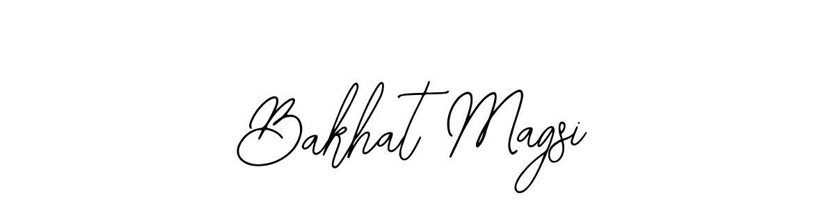 This is the best signature style for the Bakhat Magsi name. Also you like these signature font (Bearetta-2O07w). Mix name signature. Bakhat Magsi signature style 12 images and pictures png