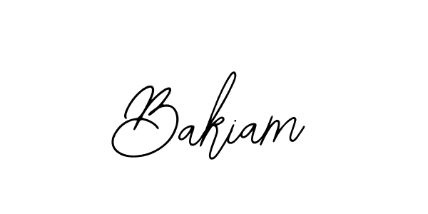 How to make Bakiam name signature. Use Bearetta-2O07w style for creating short signs online. This is the latest handwritten sign. Bakiam signature style 12 images and pictures png