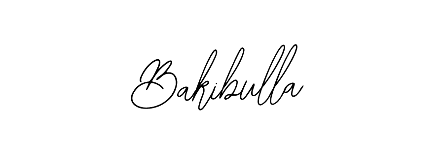 Use a signature maker to create a handwritten signature online. With this signature software, you can design (Bearetta-2O07w) your own signature for name Bakibulla. Bakibulla signature style 12 images and pictures png