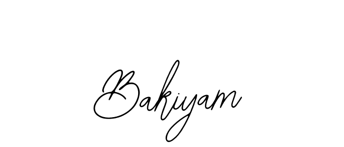 You should practise on your own different ways (Bearetta-2O07w) to write your name (Bakiyam) in signature. don't let someone else do it for you. Bakiyam signature style 12 images and pictures png