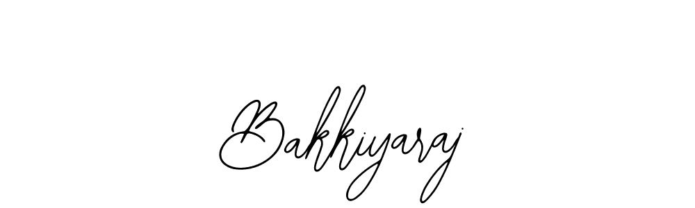 You should practise on your own different ways (Bearetta-2O07w) to write your name (Bakkiyaraj) in signature. don't let someone else do it for you. Bakkiyaraj signature style 12 images and pictures png