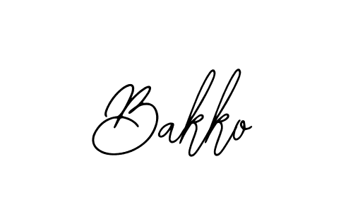 Make a beautiful signature design for name Bakko. With this signature (Bearetta-2O07w) style, you can create a handwritten signature for free. Bakko signature style 12 images and pictures png