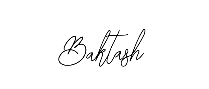 Design your own signature with our free online signature maker. With this signature software, you can create a handwritten (Bearetta-2O07w) signature for name Baktash. Baktash signature style 12 images and pictures png