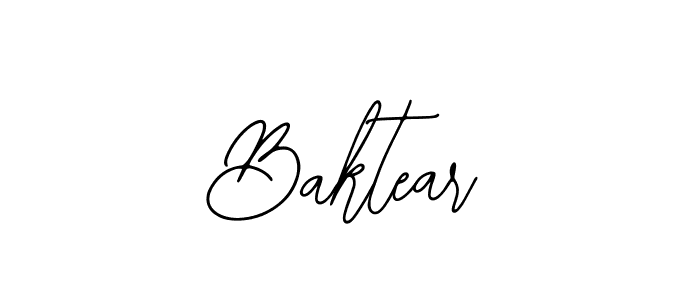 How to make Baktear signature? Bearetta-2O07w is a professional autograph style. Create handwritten signature for Baktear name. Baktear signature style 12 images and pictures png