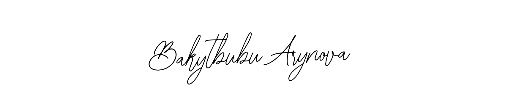 How to Draw Bakytbubu Arynova signature style? Bearetta-2O07w is a latest design signature styles for name Bakytbubu Arynova. Bakytbubu Arynova signature style 12 images and pictures png