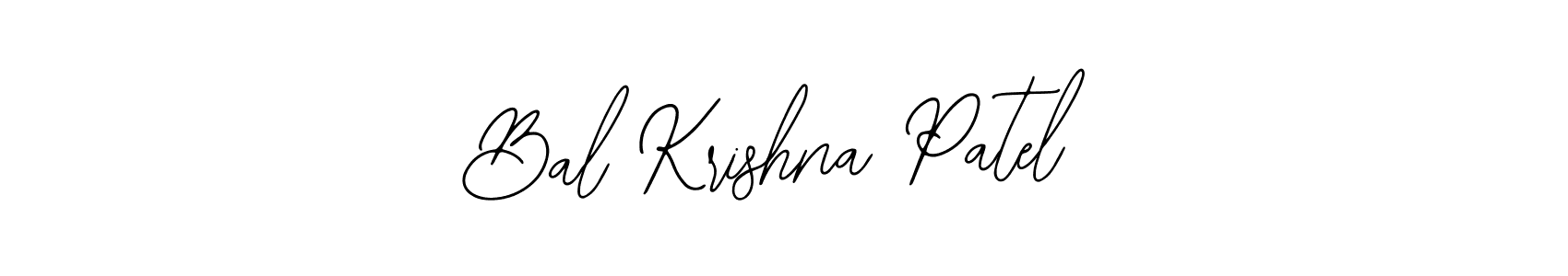 You should practise on your own different ways (Bearetta-2O07w) to write your name (Bal Krishna Patel) in signature. don't let someone else do it for you. Bal Krishna Patel signature style 12 images and pictures png