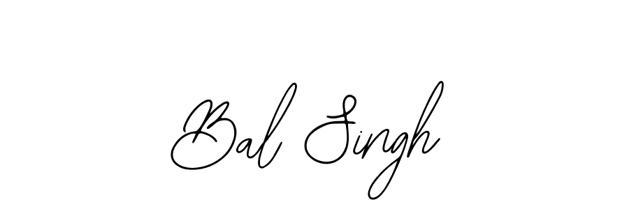 You should practise on your own different ways (Bearetta-2O07w) to write your name (Bal Singh) in signature. don't let someone else do it for you. Bal Singh signature style 12 images and pictures png