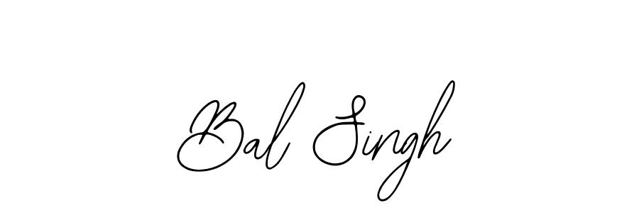 You should practise on your own different ways (Bearetta-2O07w) to write your name (Bal Singh) in signature. don't let someone else do it for you. Bal Singh signature style 12 images and pictures png