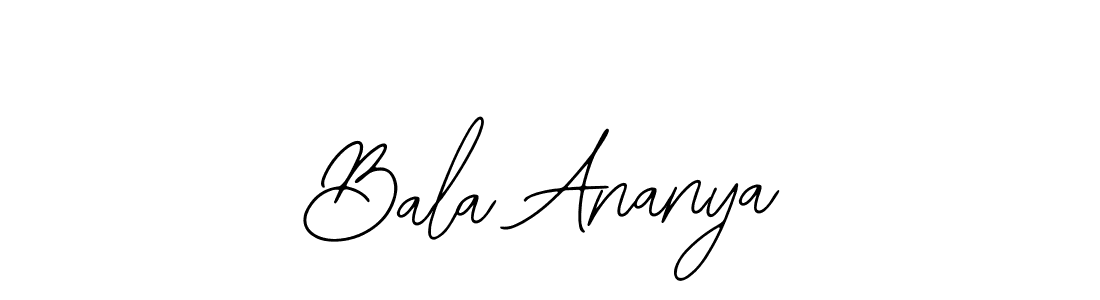 Create a beautiful signature design for name Bala Ananya. With this signature (Bearetta-2O07w) fonts, you can make a handwritten signature for free. Bala Ananya signature style 12 images and pictures png