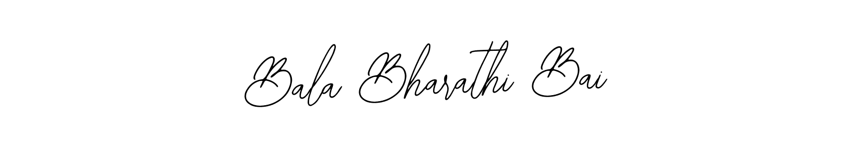 Design your own signature with our free online signature maker. With this signature software, you can create a handwritten (Bearetta-2O07w) signature for name Bala Bharathi Bai. Bala Bharathi Bai signature style 12 images and pictures png