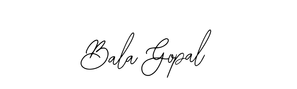 Create a beautiful signature design for name Bala Gopal. With this signature (Bearetta-2O07w) fonts, you can make a handwritten signature for free. Bala Gopal signature style 12 images and pictures png