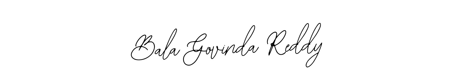 Also You can easily find your signature by using the search form. We will create Bala Govinda Reddy name handwritten signature images for you free of cost using Bearetta-2O07w sign style. Bala Govinda Reddy signature style 12 images and pictures png