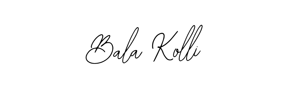 You can use this online signature creator to create a handwritten signature for the name Bala Kolli. This is the best online autograph maker. Bala Kolli signature style 12 images and pictures png