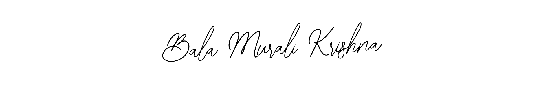 You should practise on your own different ways (Bearetta-2O07w) to write your name (Bala Murali Krishna) in signature. don't let someone else do it for you. Bala Murali Krishna signature style 12 images and pictures png