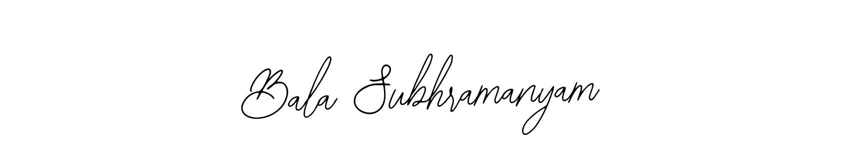 Once you've used our free online signature maker to create your best signature Bearetta-2O07w style, it's time to enjoy all of the benefits that Bala Subhramanyam name signing documents. Bala Subhramanyam signature style 12 images and pictures png