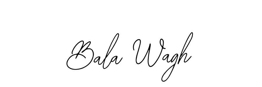 How to make Bala Wagh name signature. Use Bearetta-2O07w style for creating short signs online. This is the latest handwritten sign. Bala Wagh signature style 12 images and pictures png