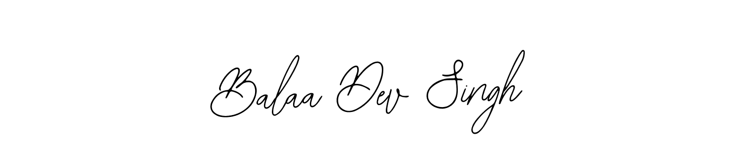 Design your own signature with our free online signature maker. With this signature software, you can create a handwritten (Bearetta-2O07w) signature for name Balaa Dev Singh. Balaa Dev Singh signature style 12 images and pictures png