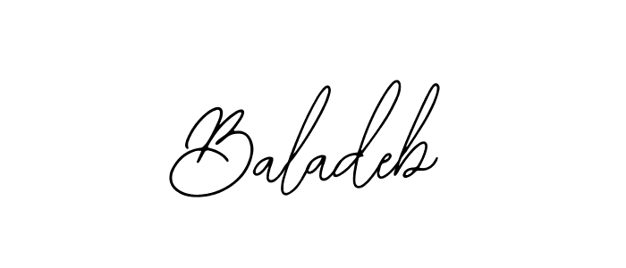 Also we have Baladeb name is the best signature style. Create professional handwritten signature collection using Bearetta-2O07w autograph style. Baladeb signature style 12 images and pictures png