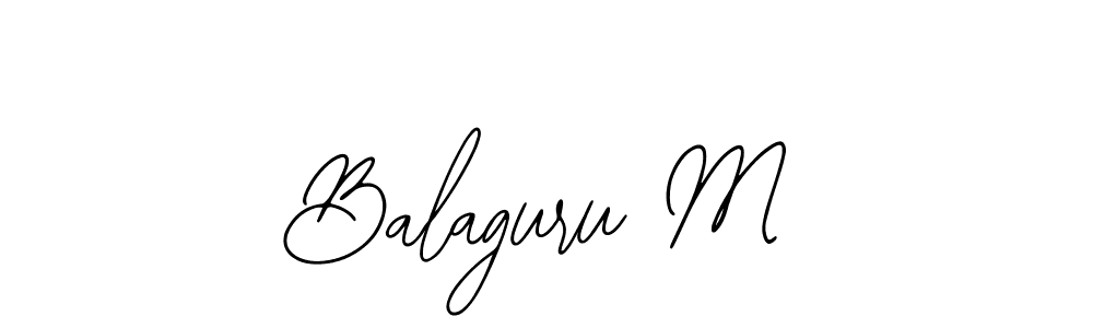 How to make Balaguru M signature? Bearetta-2O07w is a professional autograph style. Create handwritten signature for Balaguru M name. Balaguru M signature style 12 images and pictures png