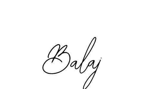Use a signature maker to create a handwritten signature online. With this signature software, you can design (Bearetta-2O07w) your own signature for name Balaj. Balaj signature style 12 images and pictures png