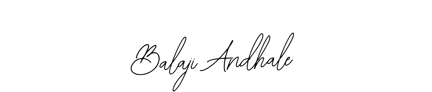 The best way (Bearetta-2O07w) to make a short signature is to pick only two or three words in your name. The name Balaji Andhale include a total of six letters. For converting this name. Balaji Andhale signature style 12 images and pictures png