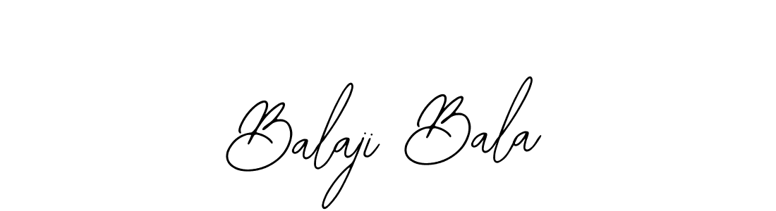 Design your own signature with our free online signature maker. With this signature software, you can create a handwritten (Bearetta-2O07w) signature for name Balaji Bala. Balaji Bala signature style 12 images and pictures png