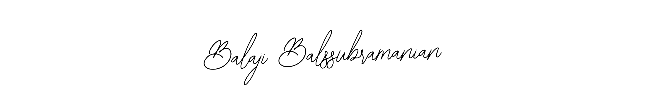 Create a beautiful signature design for name Balaji Balssubramanian. With this signature (Bearetta-2O07w) fonts, you can make a handwritten signature for free. Balaji Balssubramanian signature style 12 images and pictures png