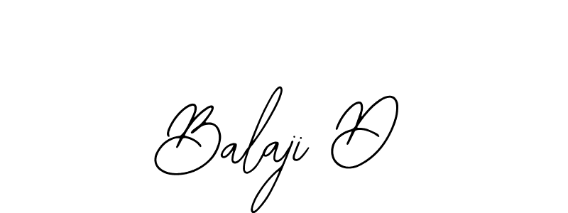 You should practise on your own different ways (Bearetta-2O07w) to write your name (Balaji D) in signature. don't let someone else do it for you. Balaji D signature style 12 images and pictures png