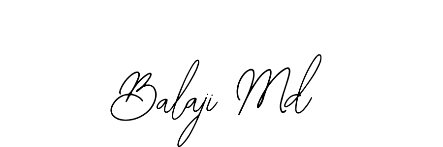 Create a beautiful signature design for name Balaji Md. With this signature (Bearetta-2O07w) fonts, you can make a handwritten signature for free. Balaji Md signature style 12 images and pictures png