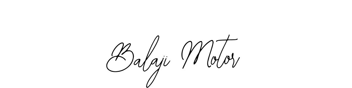 How to make Balaji Motor name signature. Use Bearetta-2O07w style for creating short signs online. This is the latest handwritten sign. Balaji Motor signature style 12 images and pictures png