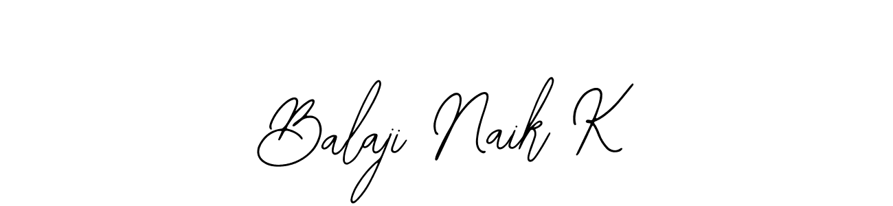 You can use this online signature creator to create a handwritten signature for the name Balaji Naik K. This is the best online autograph maker. Balaji Naik K signature style 12 images and pictures png