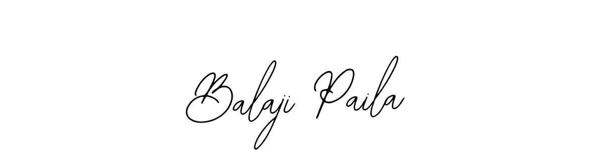 Balaji Paila stylish signature style. Best Handwritten Sign (Bearetta-2O07w) for my name. Handwritten Signature Collection Ideas for my name Balaji Paila. Balaji Paila signature style 12 images and pictures png