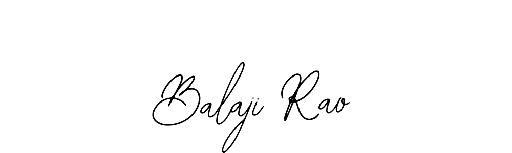 Use a signature maker to create a handwritten signature online. With this signature software, you can design (Bearetta-2O07w) your own signature for name Balaji Rao. Balaji Rao signature style 12 images and pictures png