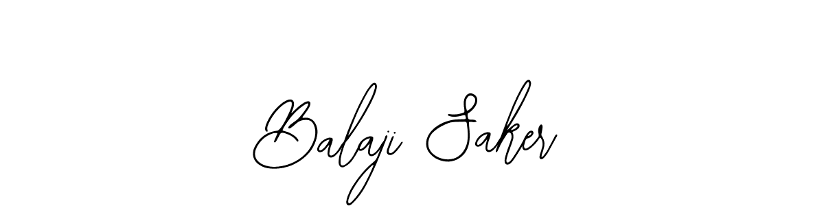 Design your own signature with our free online signature maker. With this signature software, you can create a handwritten (Bearetta-2O07w) signature for name Balaji Saker. Balaji Saker signature style 12 images and pictures png