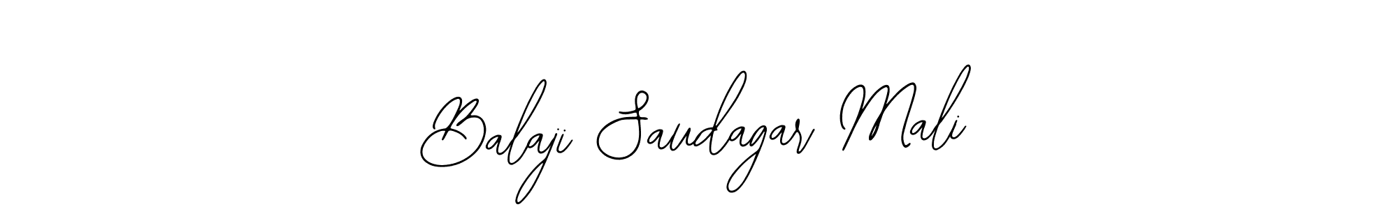 Design your own signature with our free online signature maker. With this signature software, you can create a handwritten (Bearetta-2O07w) signature for name Balaji Saudagar Mali. Balaji Saudagar Mali signature style 12 images and pictures png