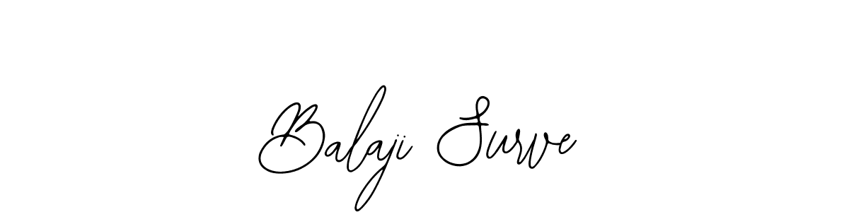 Create a beautiful signature design for name Balaji Surve. With this signature (Bearetta-2O07w) fonts, you can make a handwritten signature for free. Balaji Surve signature style 12 images and pictures png