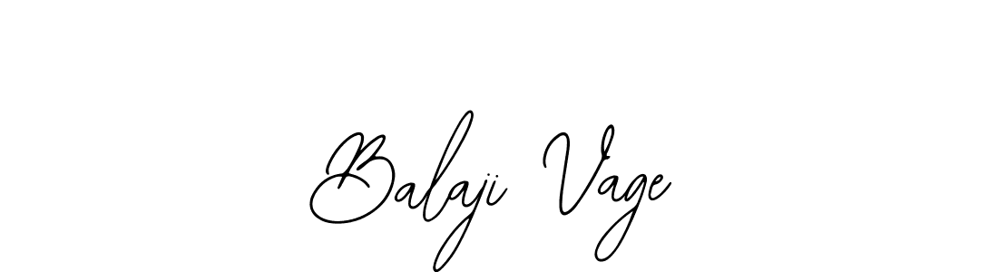 How to make Balaji Vage signature? Bearetta-2O07w is a professional autograph style. Create handwritten signature for Balaji Vage name. Balaji Vage signature style 12 images and pictures png