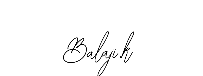 You can use this online signature creator to create a handwritten signature for the name Balaji.k. This is the best online autograph maker. Balaji.k signature style 12 images and pictures png