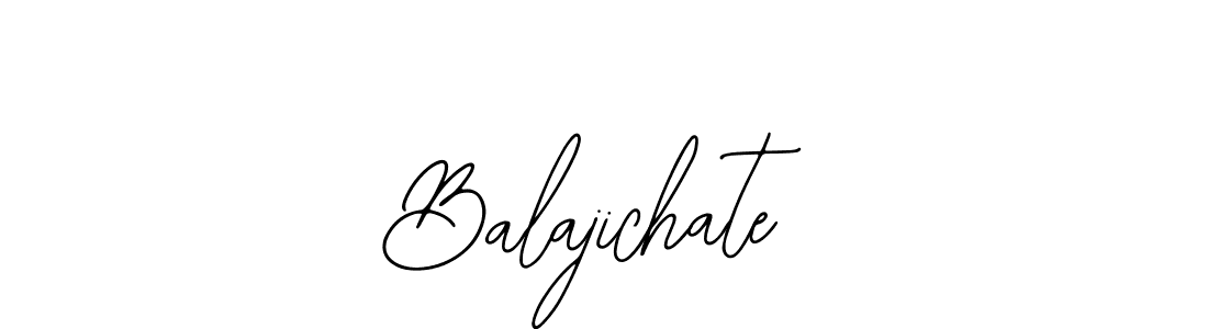 How to make Balajichate name signature. Use Bearetta-2O07w style for creating short signs online. This is the latest handwritten sign. Balajichate signature style 12 images and pictures png