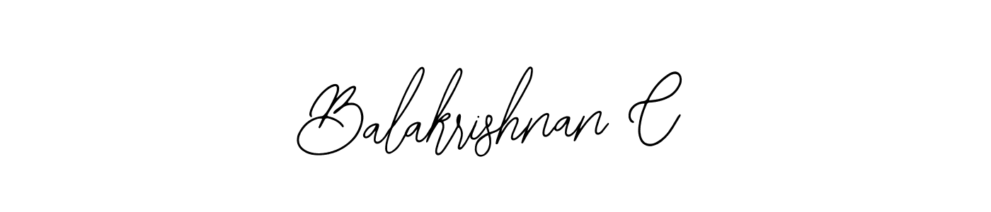 You should practise on your own different ways (Bearetta-2O07w) to write your name (Balakrishnan C) in signature. don't let someone else do it for you. Balakrishnan C signature style 12 images and pictures png