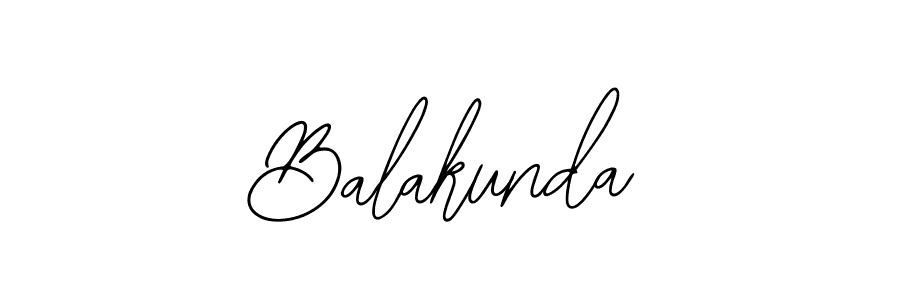 How to make Balakunda signature? Bearetta-2O07w is a professional autograph style. Create handwritten signature for Balakunda name. Balakunda signature style 12 images and pictures png