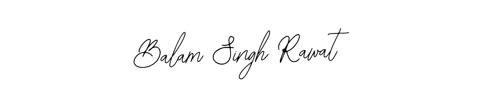 How to make Balam Singh Rawat name signature. Use Bearetta-2O07w style for creating short signs online. This is the latest handwritten sign. Balam Singh Rawat signature style 12 images and pictures png