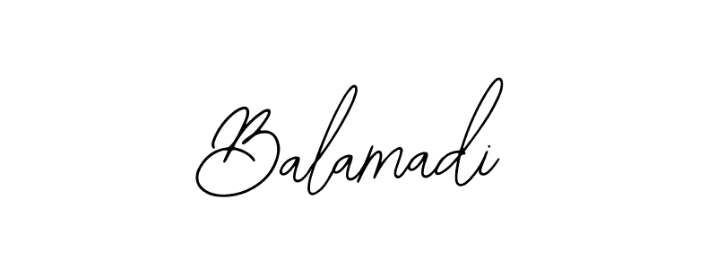 Design your own signature with our free online signature maker. With this signature software, you can create a handwritten (Bearetta-2O07w) signature for name Balamadi. Balamadi signature style 12 images and pictures png