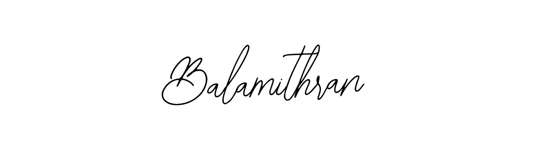 Use a signature maker to create a handwritten signature online. With this signature software, you can design (Bearetta-2O07w) your own signature for name Balamithran. Balamithran signature style 12 images and pictures png