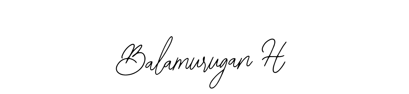 You should practise on your own different ways (Bearetta-2O07w) to write your name (Balamurugan H) in signature. don't let someone else do it for you. Balamurugan H signature style 12 images and pictures png