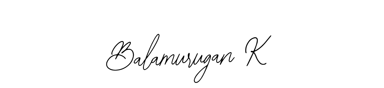 Create a beautiful signature design for name Balamurugan K. With this signature (Bearetta-2O07w) fonts, you can make a handwritten signature for free. Balamurugan K signature style 12 images and pictures png