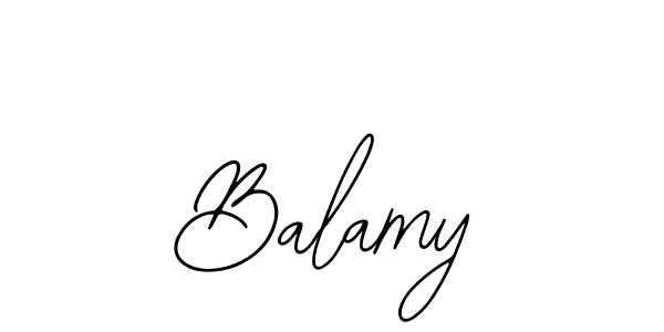 Use a signature maker to create a handwritten signature online. With this signature software, you can design (Bearetta-2O07w) your own signature for name Balamy. Balamy signature style 12 images and pictures png