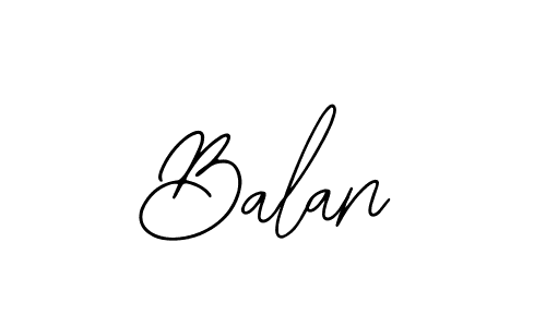 Design your own signature with our free online signature maker. With this signature software, you can create a handwritten (Bearetta-2O07w) signature for name Balan. Balan signature style 12 images and pictures png